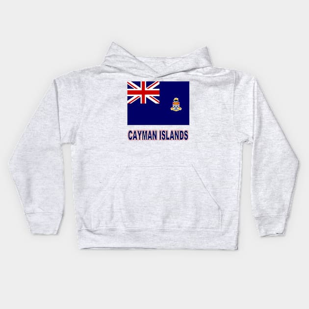 The Pride of the Cayman Islands - Cayman Islands Flag Design Kids Hoodie by Naves